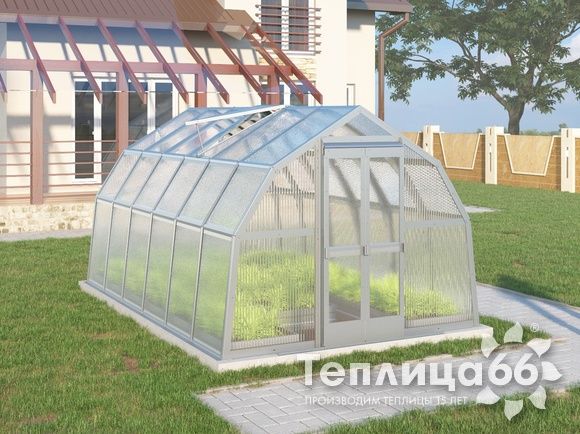 Теплица Рада Ладога из поликарбоната, 2.65х4 метра 
