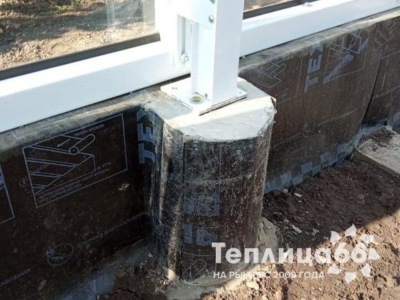 Краснодар. Теплица с мини-тамбуром.